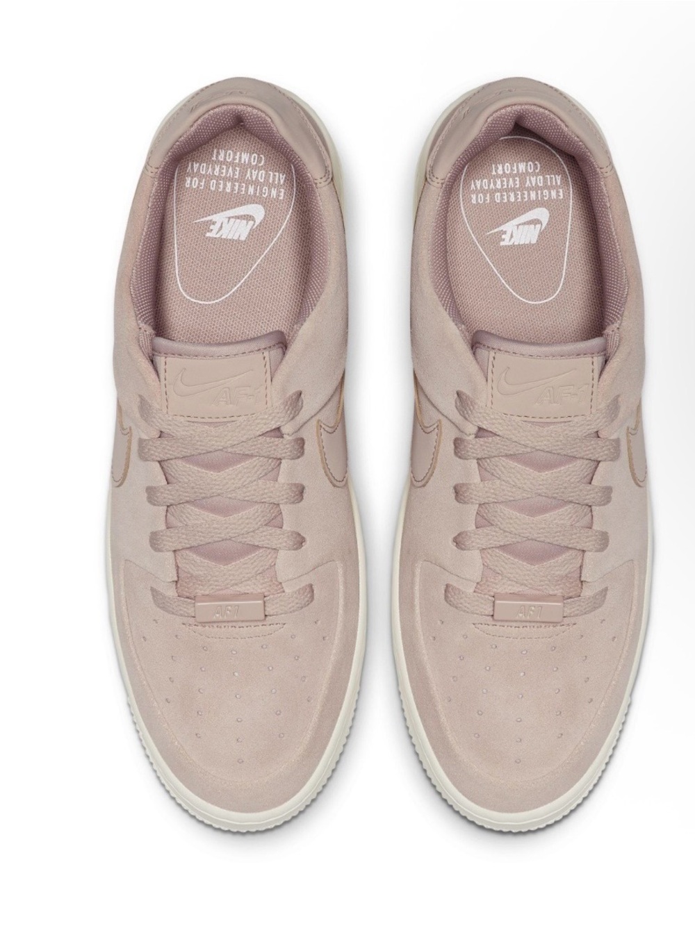 Nike Women’s Air Force 1 Low — Blush Pink Suede